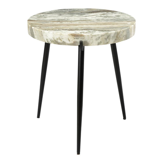 Moes Home - Brinley Marble Accent Table - IK-1008-21 veiw 2