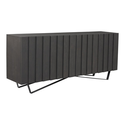 Moes Home - Brolio Sideboard Charcoal - RP-1008-07 veiw 1