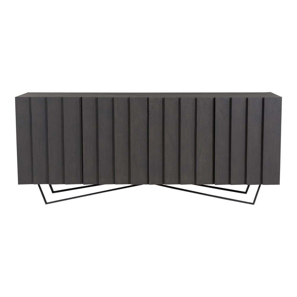 Moes Home - Brolio Sideboard Charcoal - RP-1008-07 veiw 2