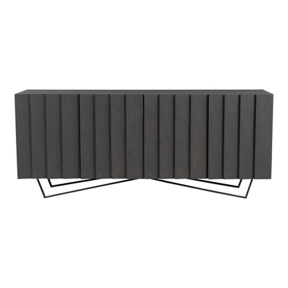 Moes Home - Brolio Sideboard Charcoal - RP-1008-07 veiw 2