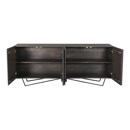 Moes Home - Brolio Sideboard Charcoal - RP-1008-07 veiw 4