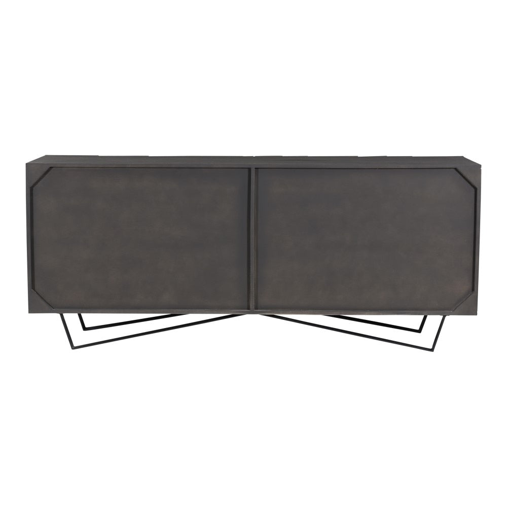 Moes Home - Brolio Sideboard Charcoal - RP-1008-07 veiw 5