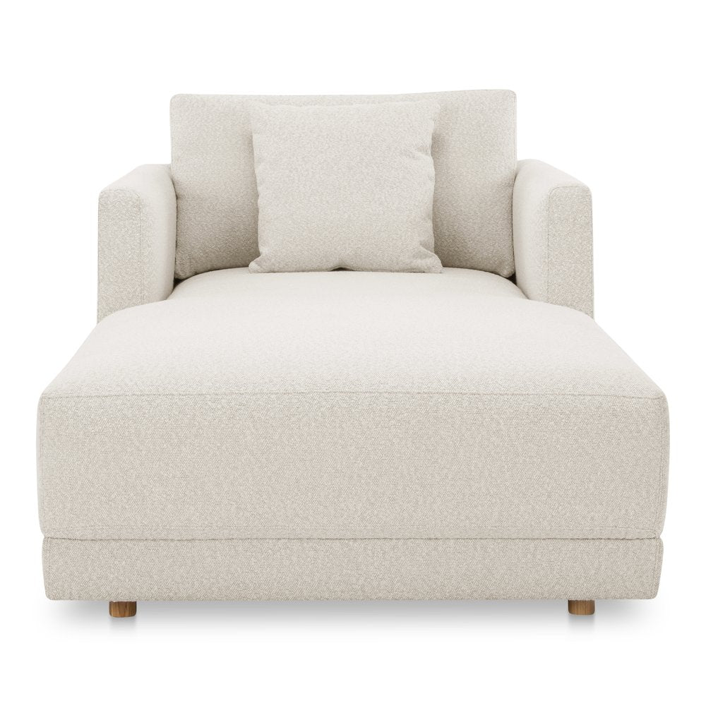 Moes Home - Bryn Chaise Oyster - JM-1026-05 view 1