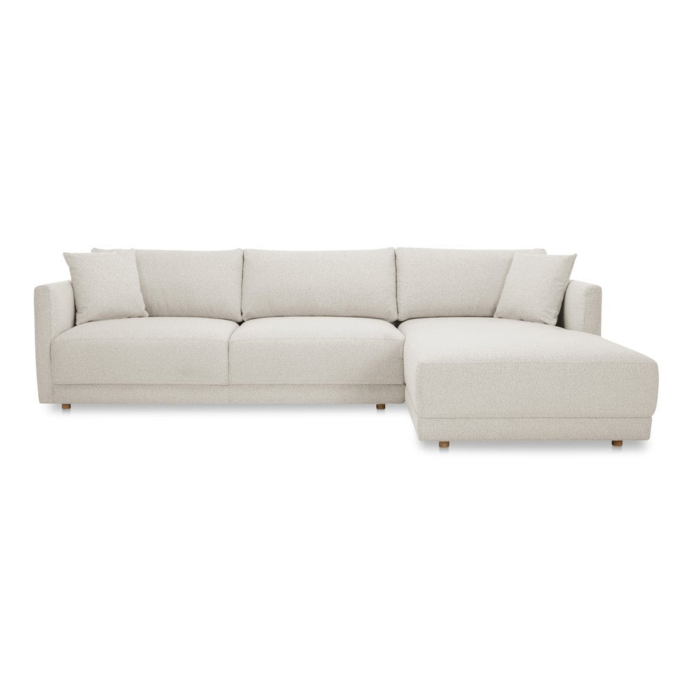Moes Home - Bryn Sectional Right Oyster - JM-1027-05-R-0 view 1