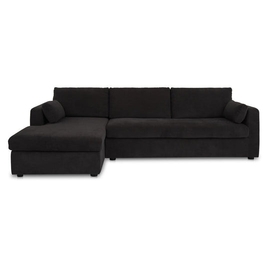 Moes Home - Burrow Sleeper Sectional With Storage Chaise Black Left - VV-1007-02-L-0 view 2