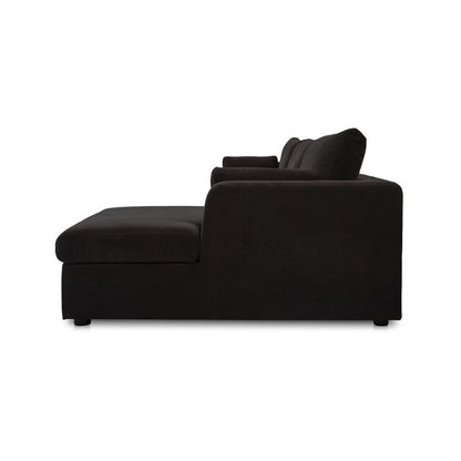 Moes Home - Burrow Sleeper Sectional With Storage Chaise Black Right - VV-1007-02-R-0 view 4