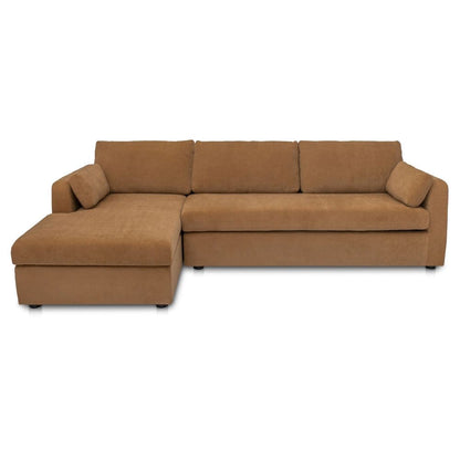 Moes Home - Burrow Sleeper Sectional With Storage Chaise Ginger Left - VV-1007-23-L-0 view 1