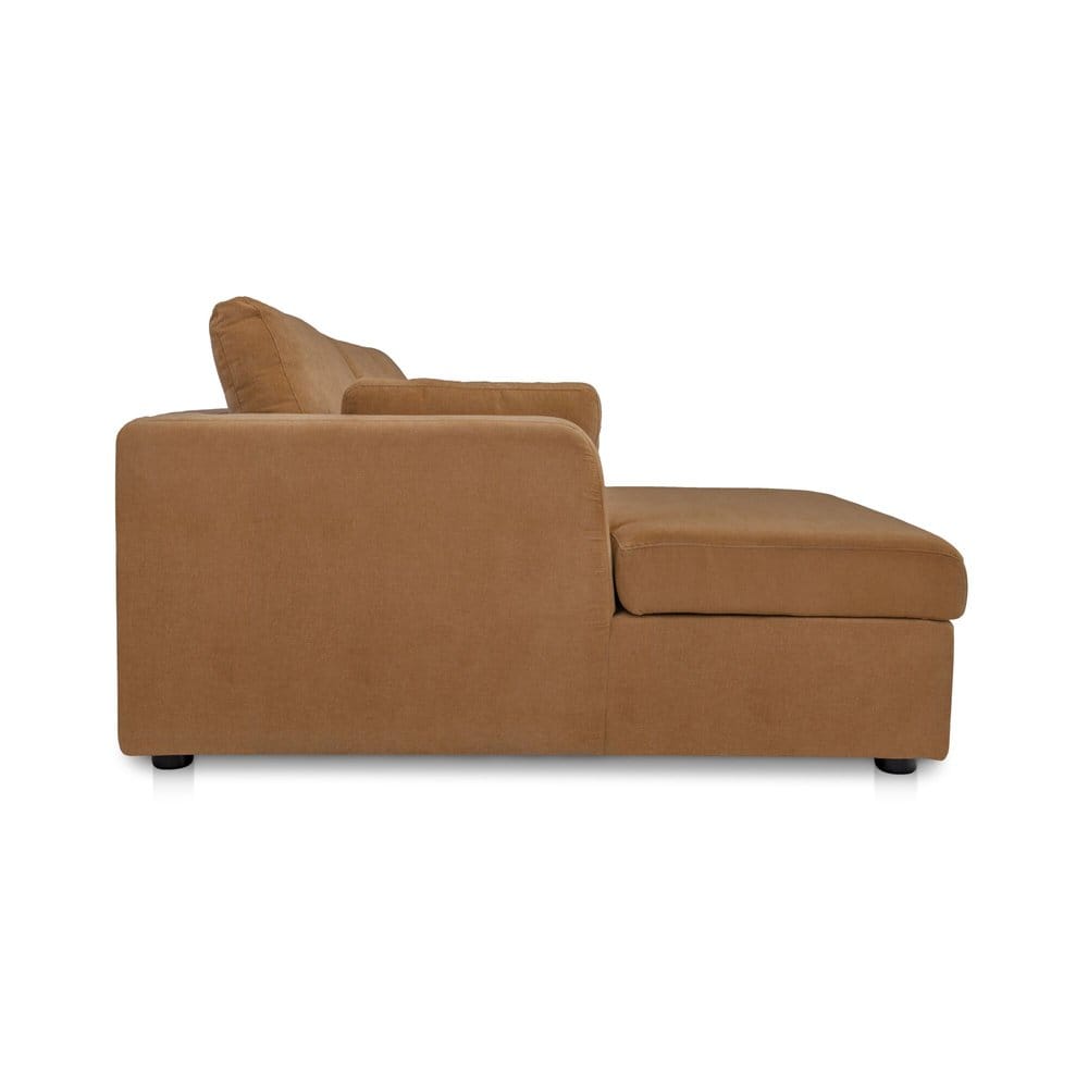 Moes Home - Burrow Sleeper Sectional With Storage Chaise Ginger Left - VV-1007-23-L-0 view 4
