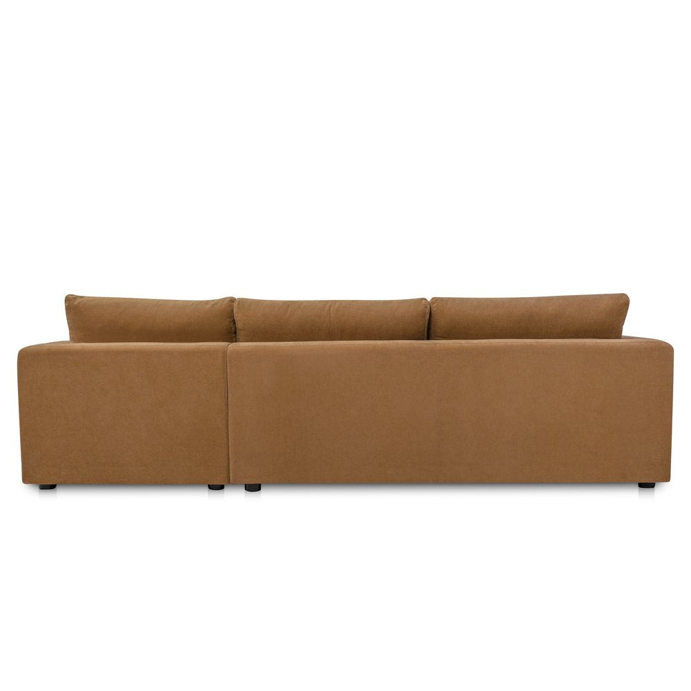 Moes Home - Burrow Sleeper Sectional With Storage Chaise Ginger Right - VV-1007-23-R-0 view 5