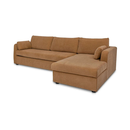 Moes Home - Burrow Sleeper Sectional With Storage Chaise Ginger Right - VV-1007-23-R-0 view 6