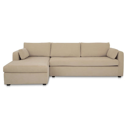 Moes Home - Burrow Sleeper Sectional With Storage Chaise Sand Left - VV-1007-34-L-0 view 2