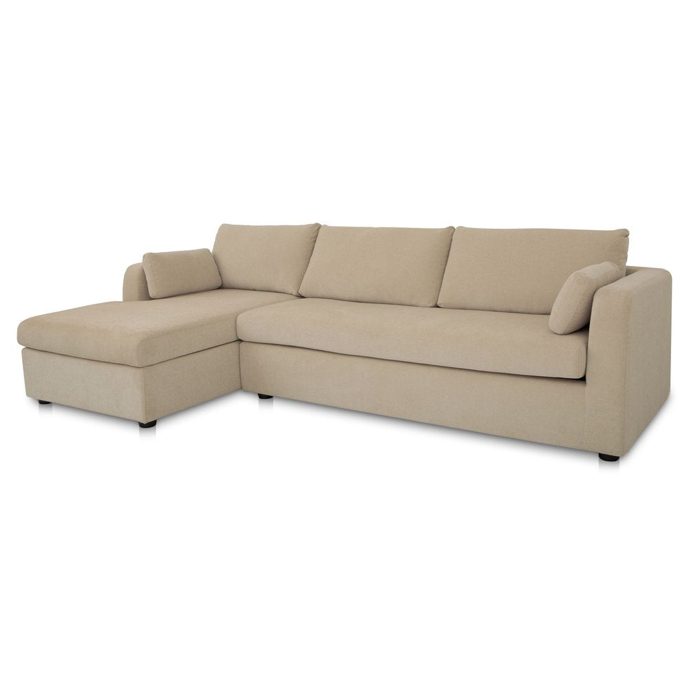Moes Home - Burrow Sleeper Sectional With Storage Chaise Sand Left - VV-1007-34-L-0 view 6
