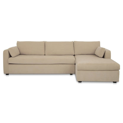 Moes Home - Burrow Sleeper Sectional With Storage Chaise Sand Right - VV-1007-34-R-0 view 1