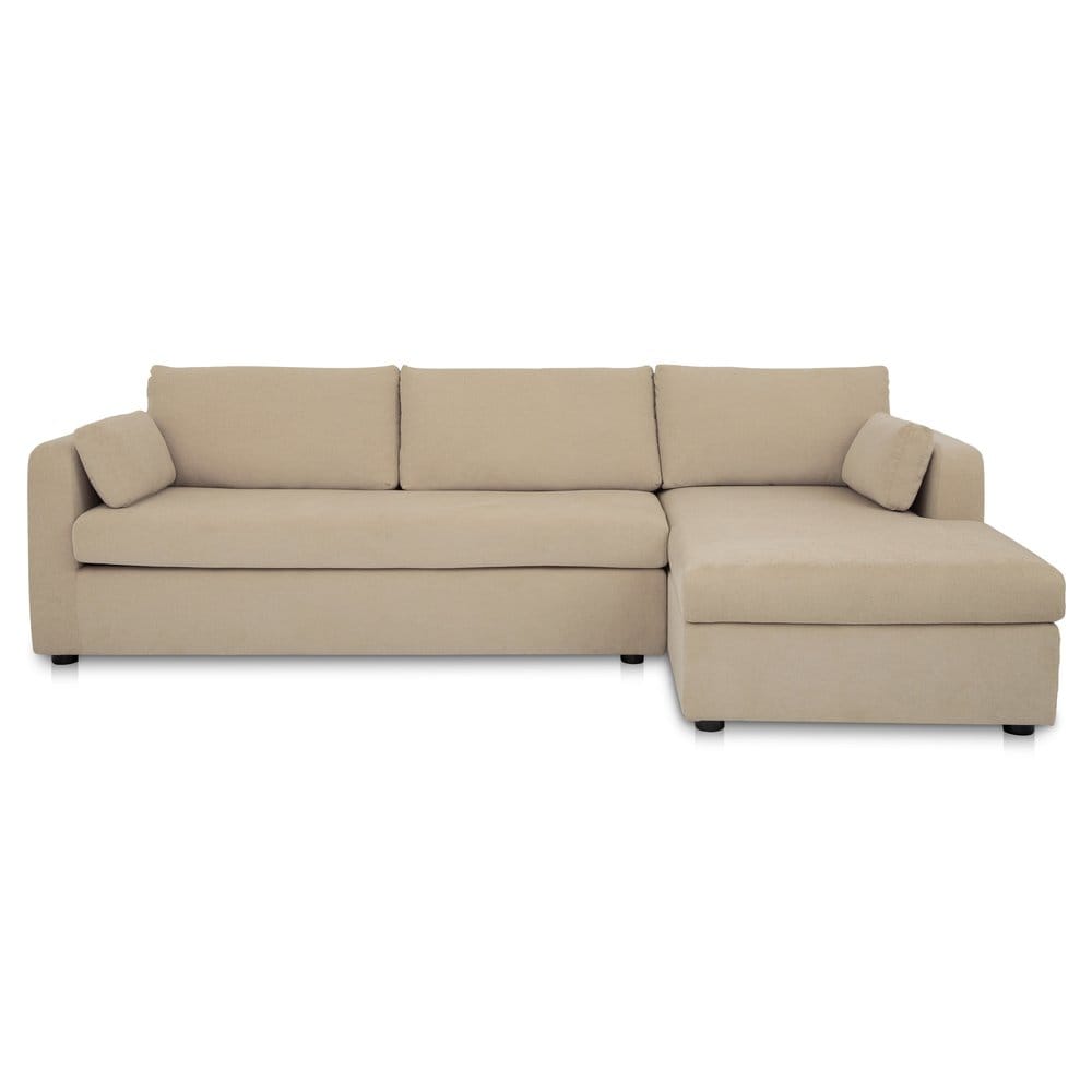 Moes Home - Burrow Sleeper Sectional With Storage Chaise Sand Right - VV-1007-34-R-0 view 2
