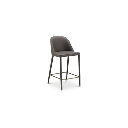 Moes Home - Burton Counter Stool Grey Vegan Leather - YM-1033-26 view 2