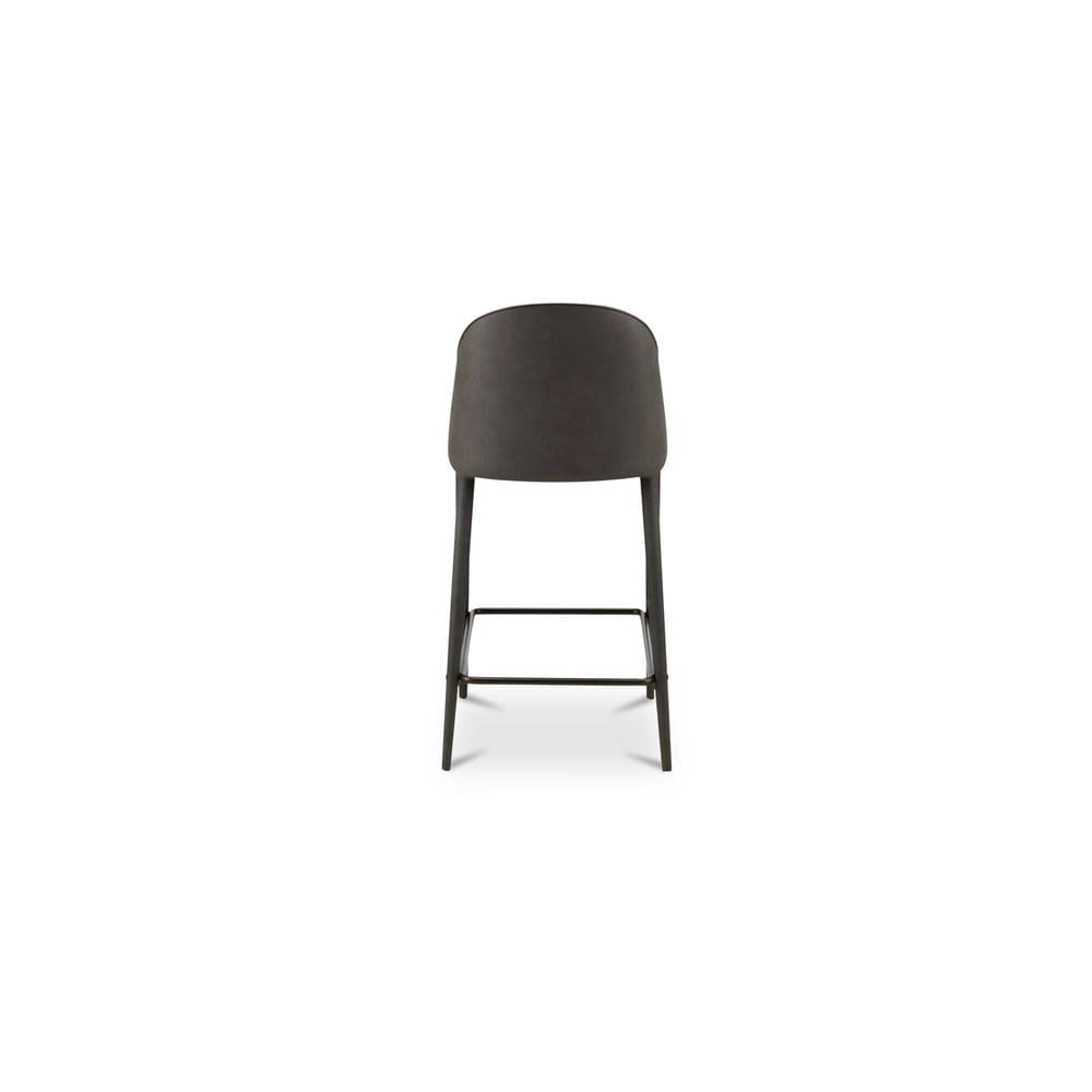Moes Home - Burton Counter Stool Grey Vegan Leather - YM-1033-26 view 4