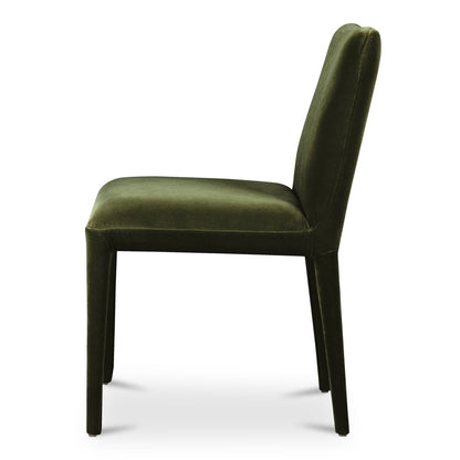 Moes Home - Calla Dining Chair Green Velvet - Set of 2 - ME-1062-27 view 6