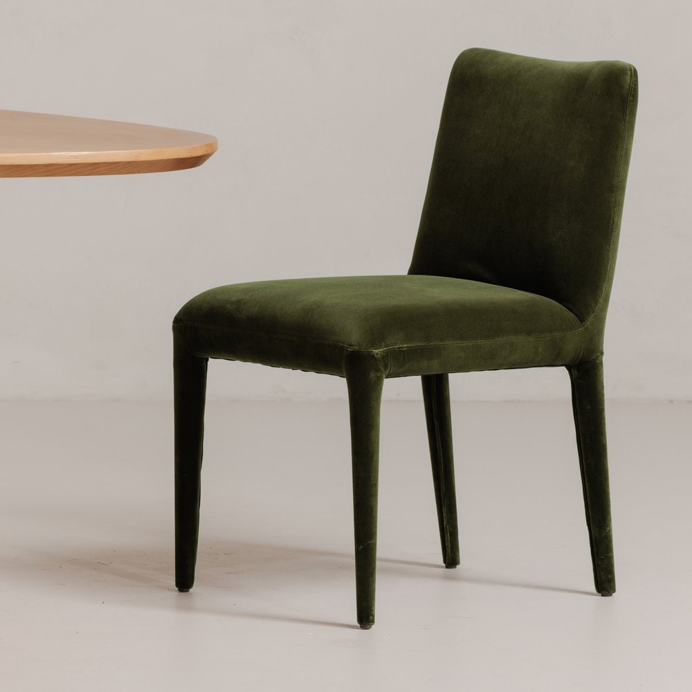 Moes Home - Calla Dining Chair Green Velvet - Set of 2 - ME-1062-27 view 10