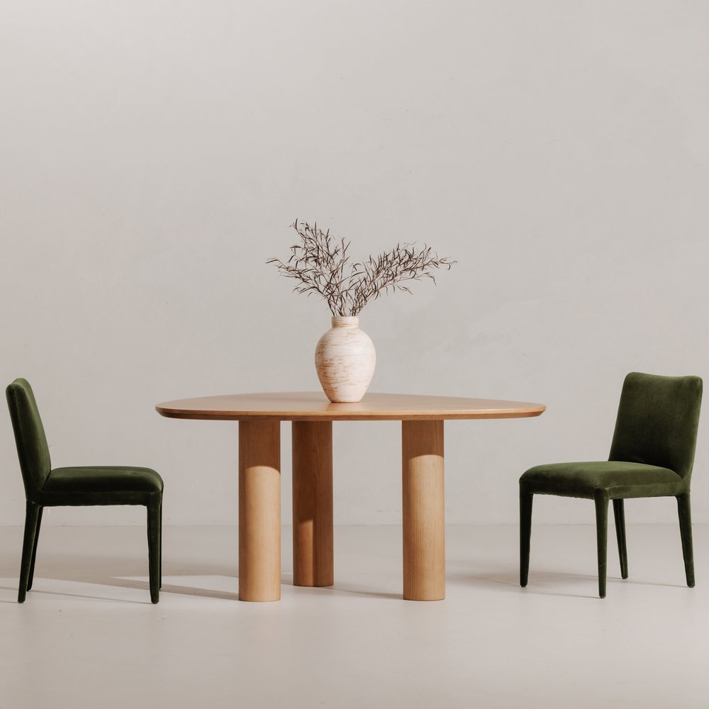 Moes Home - Calla Dining Chair Green Velvet - Set of 2 - ME-1062-27 view 11