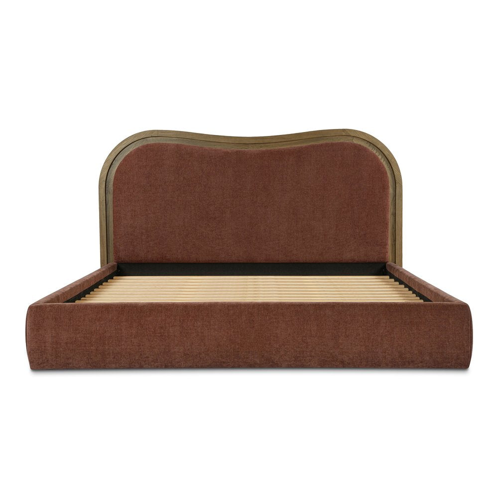 Moes Home - Camilla King Bed Chestnut - FO-1038-03-0 view 2