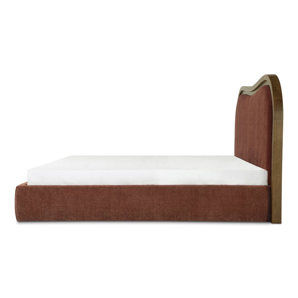 Moes Home - Camilla King Bed Chestnut - FO-1038-03-0 view 3
