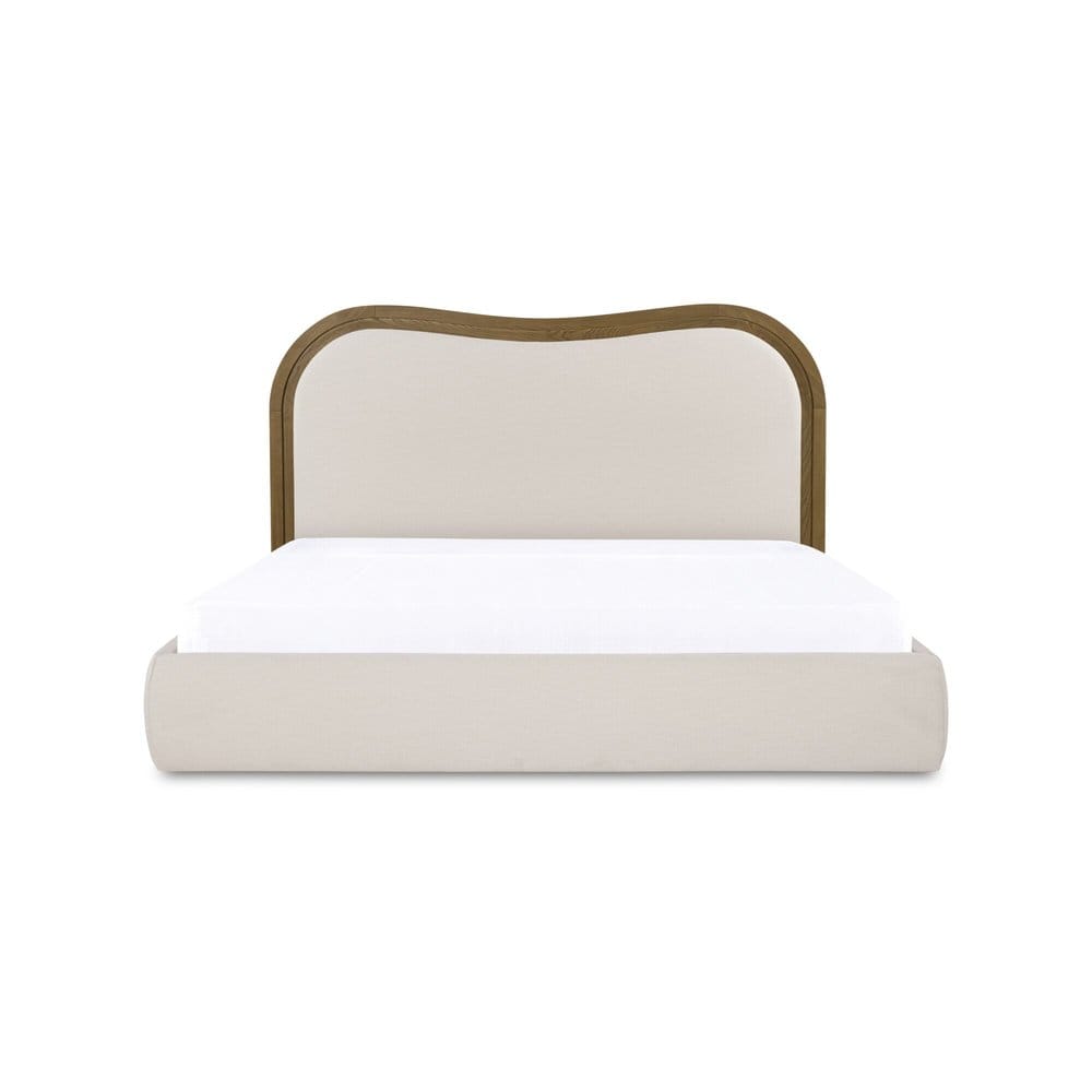 Moes Home - Camilla King Bed Oat - FO-1038-05-0 view 1