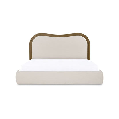 Moes Home - Camilla King Bed Oat - FO-1038-05-0 view 1