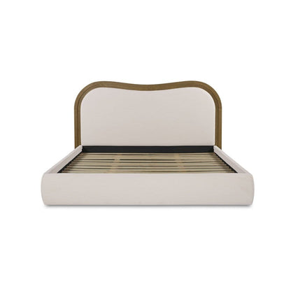 Moes Home - Camilla King Bed Oat - FO-1038-05-0 view 2