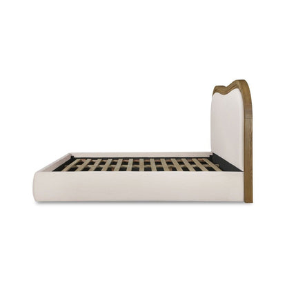 Moes Home - Camilla King Bed Oat - FO-1038-05-0 view 4