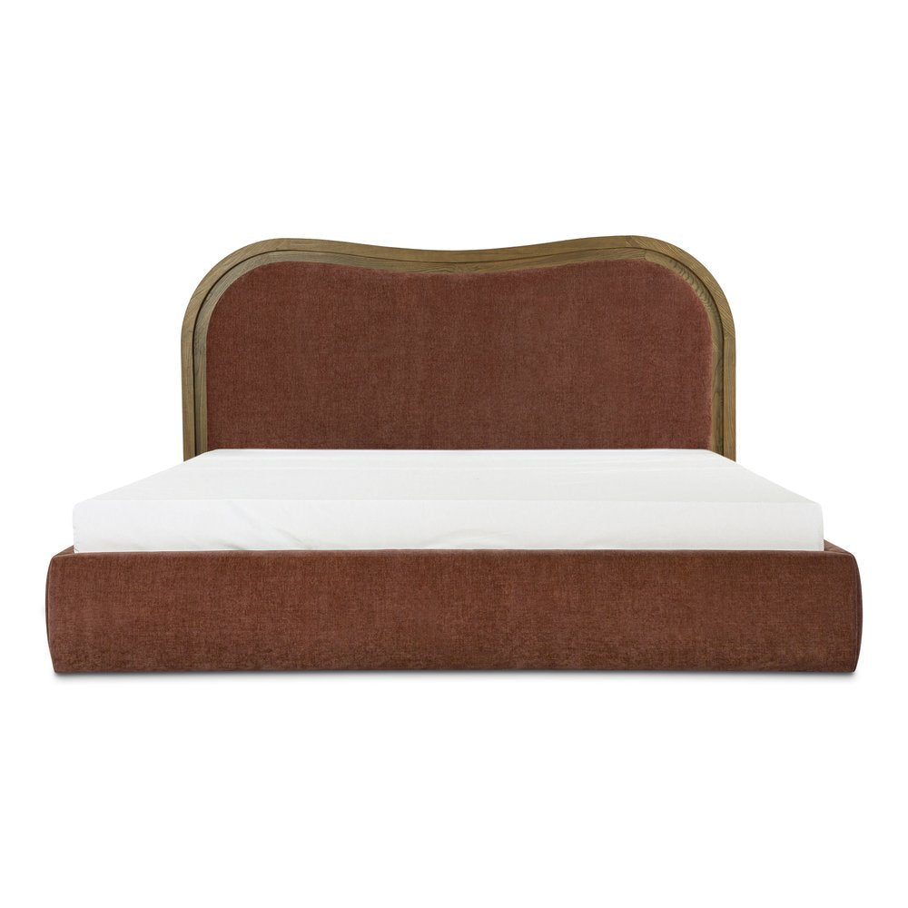 Moes Home - Camilla Queen Bed Chestnut - FO-1037-03-0 view 1
