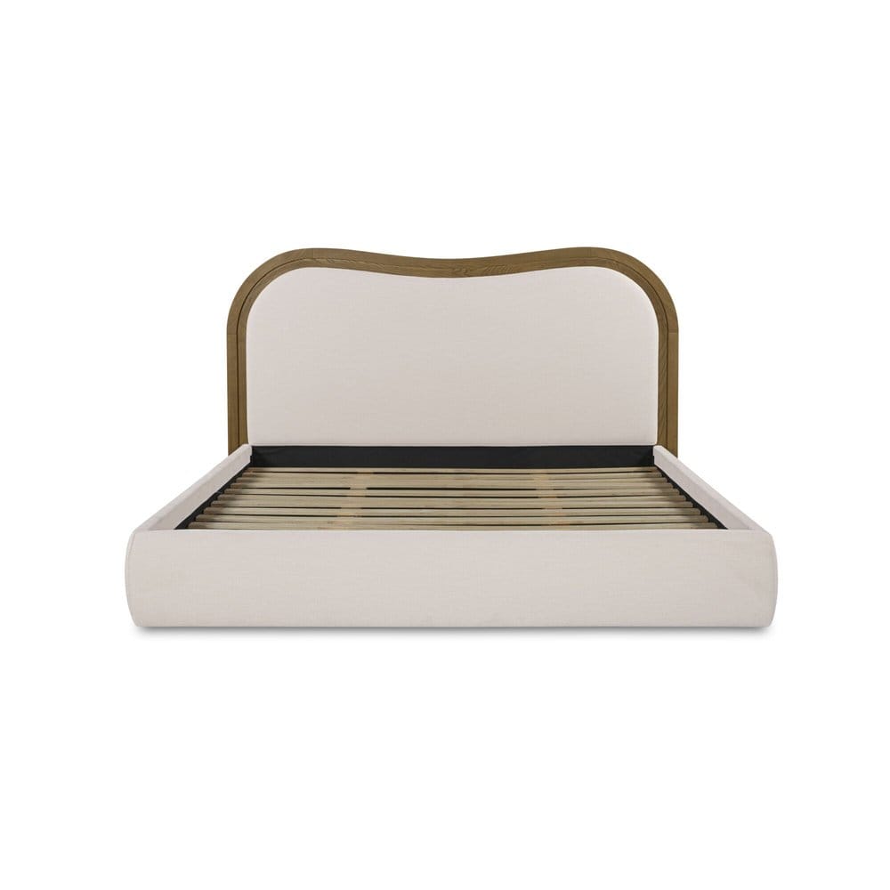 Moes Home - Camilla Queen Bed Oat - FO-1037-05-0 view 2