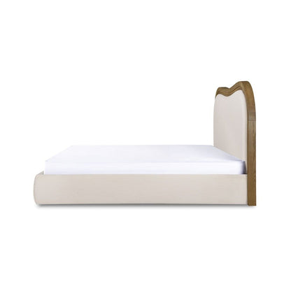 Moes Home - Camilla Queen Bed Oat - FO-1037-05-0 view 3