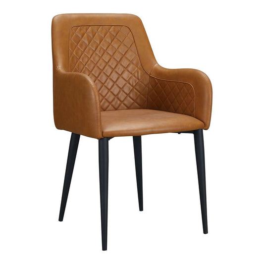 Moes Home - Cantata Dining Chair Tawny Vegan Leather in Brown (Set of 2) - ER-2040-40 veiw 2
