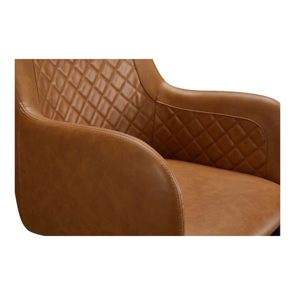 Moes Home - Cantata Dining Chair Tawny Vegan Leather in Brown (Set of 2) - ER-2040-40 veiw 6