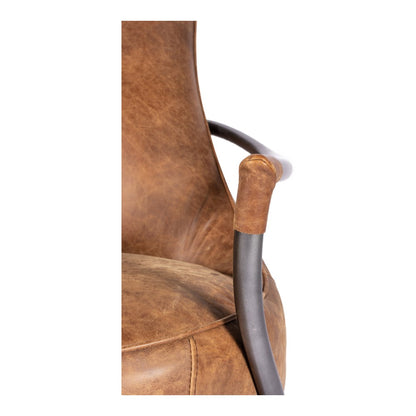 Moes Home - Carlisle Club Chair in Light Brown - PK-1026-03 veiw 6