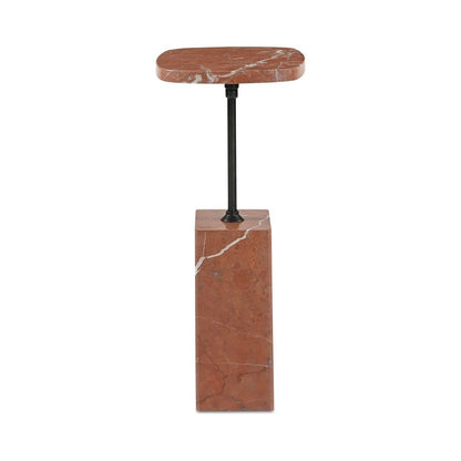 Moes Home - Caro Side Table Rosso Alicante Marble - GZ-1188-04-0 view 1