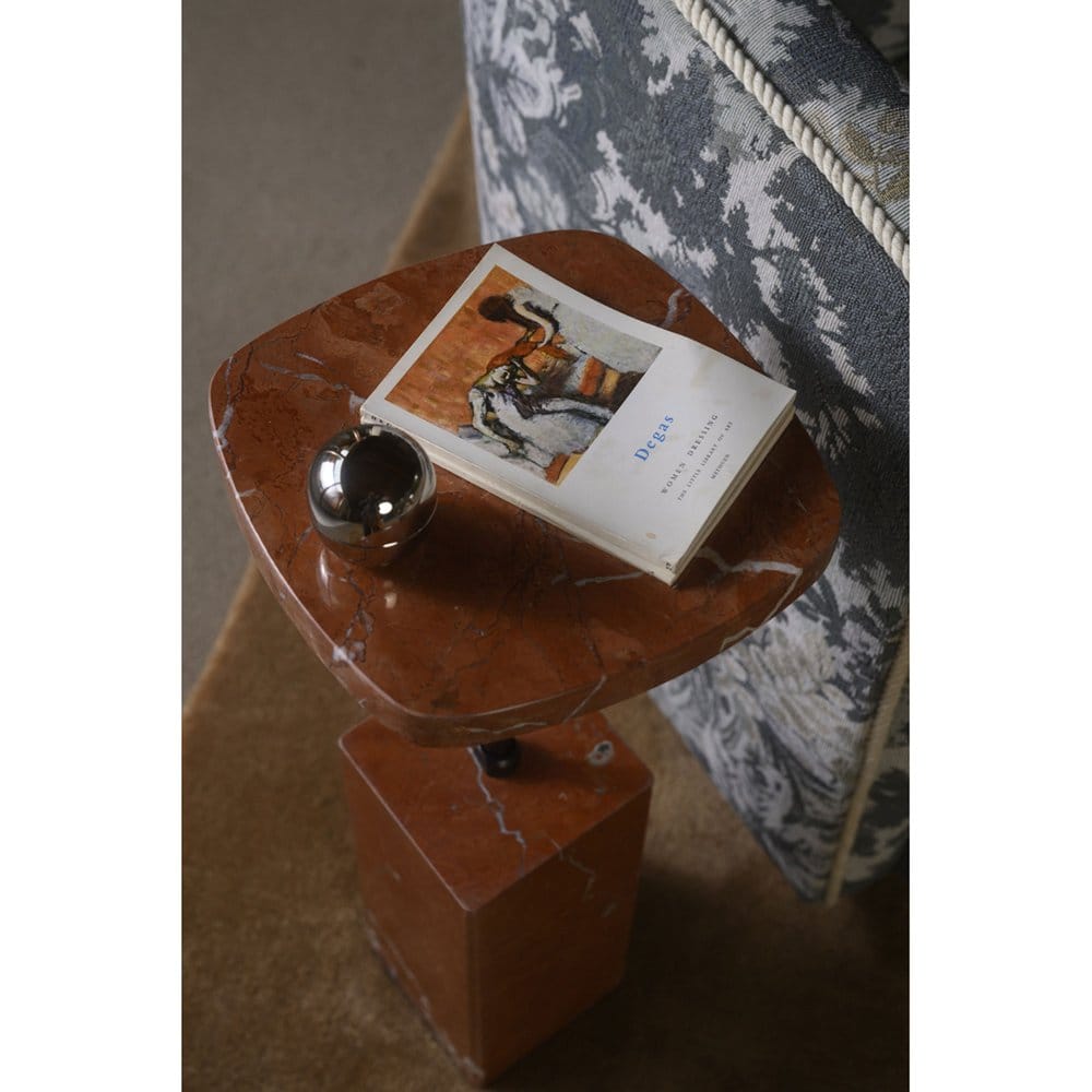 Moes Home - Caro Side Table Rosso Alicante Marble - GZ-1188-04-0 view 11