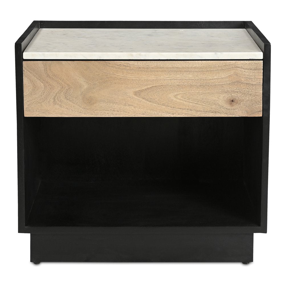 Moes Home - Carter Nightstand Black - IK-1035-02 view 1