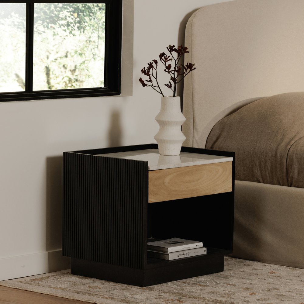 Moes Home - Carter Nightstand Black - IK-1035-02 view 15