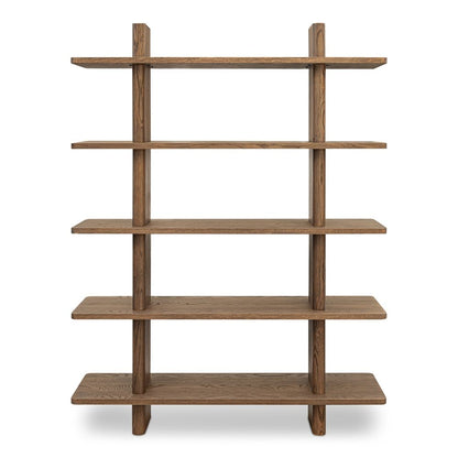 Moes Home - Casey Bookcase Large Dark Brown - FC-1015-20 view 2