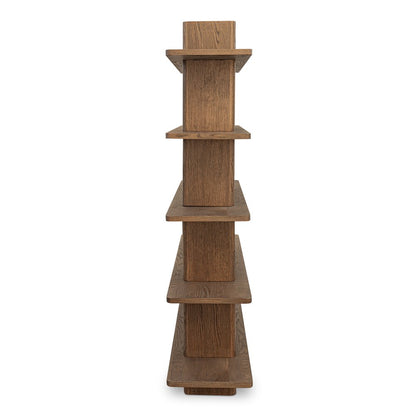 Moes Home - Casey Bookcase Large Dark Brown - FC-1015-20 view 4
