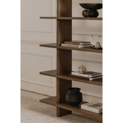 Moes Home - Casey Bookcase Large Dark Brown - FC-1015-20 view 6