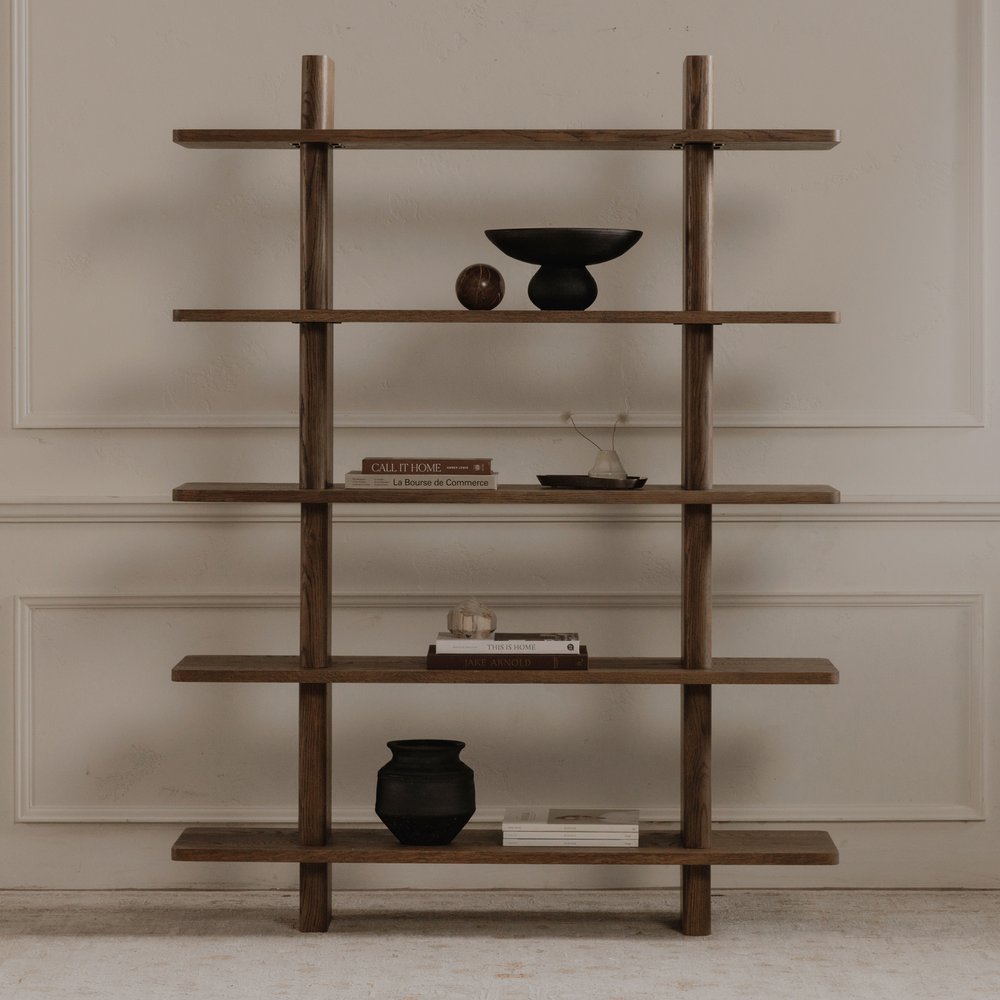 Moes Home - Casey Bookcase Large Dark Brown - FC-1015-20 view 7