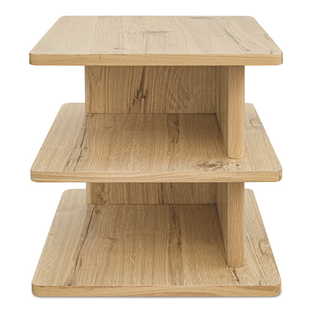 Moes Home - Casey Side Table Rustic Oak - FC-1019-24 view 2