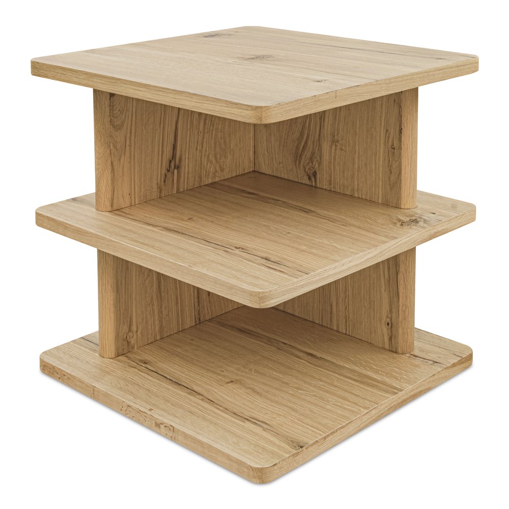Moes Home - Casey Side Table Rustic Oak - FC-1019-24 view 3