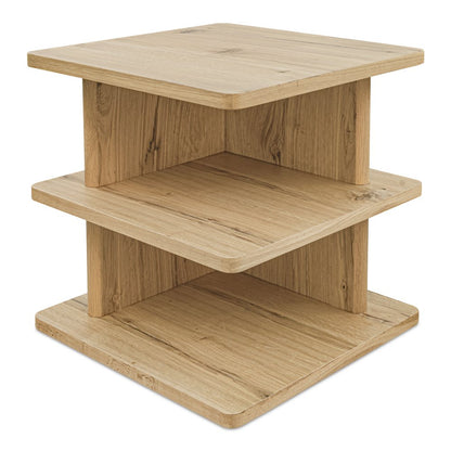 Moes Home - Casey Side Table Rustic Oak - FC-1019-24 view 3