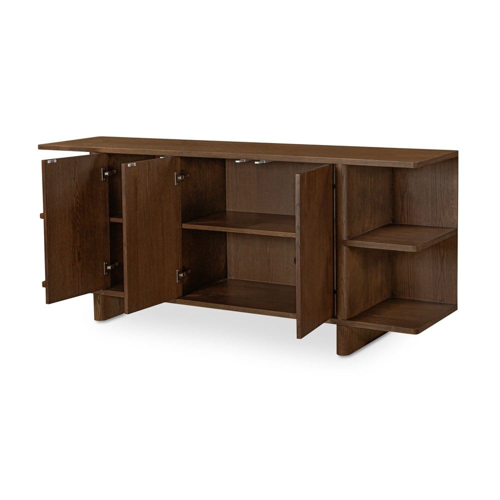 Moes Home - Casey Sideboard Dark Brown - FC-1027-20 view 6