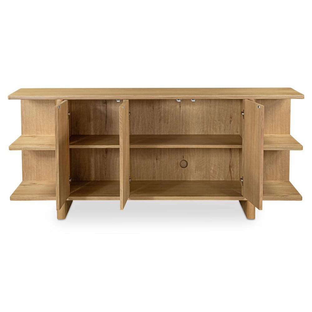 Moes Home - Casey Sideboard Rustic Oak - FC-1027-24 view 2