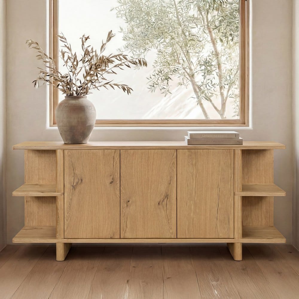 Moes Home - Casey Sideboard Rustic Oak - FC-1027-24 view 10