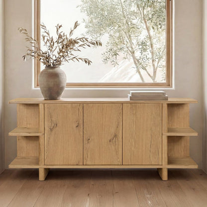 Moes Home - Casey Sideboard Rustic Oak - FC-1027-24 view 10